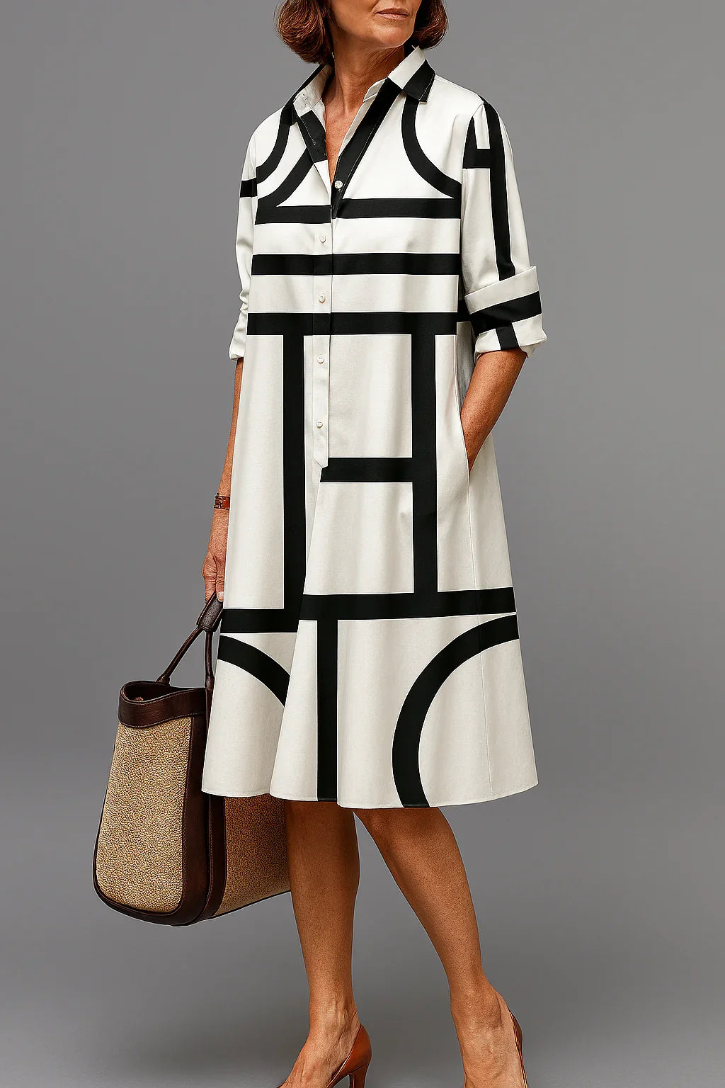 Kayla | Stylish and Carefree Midi Dress