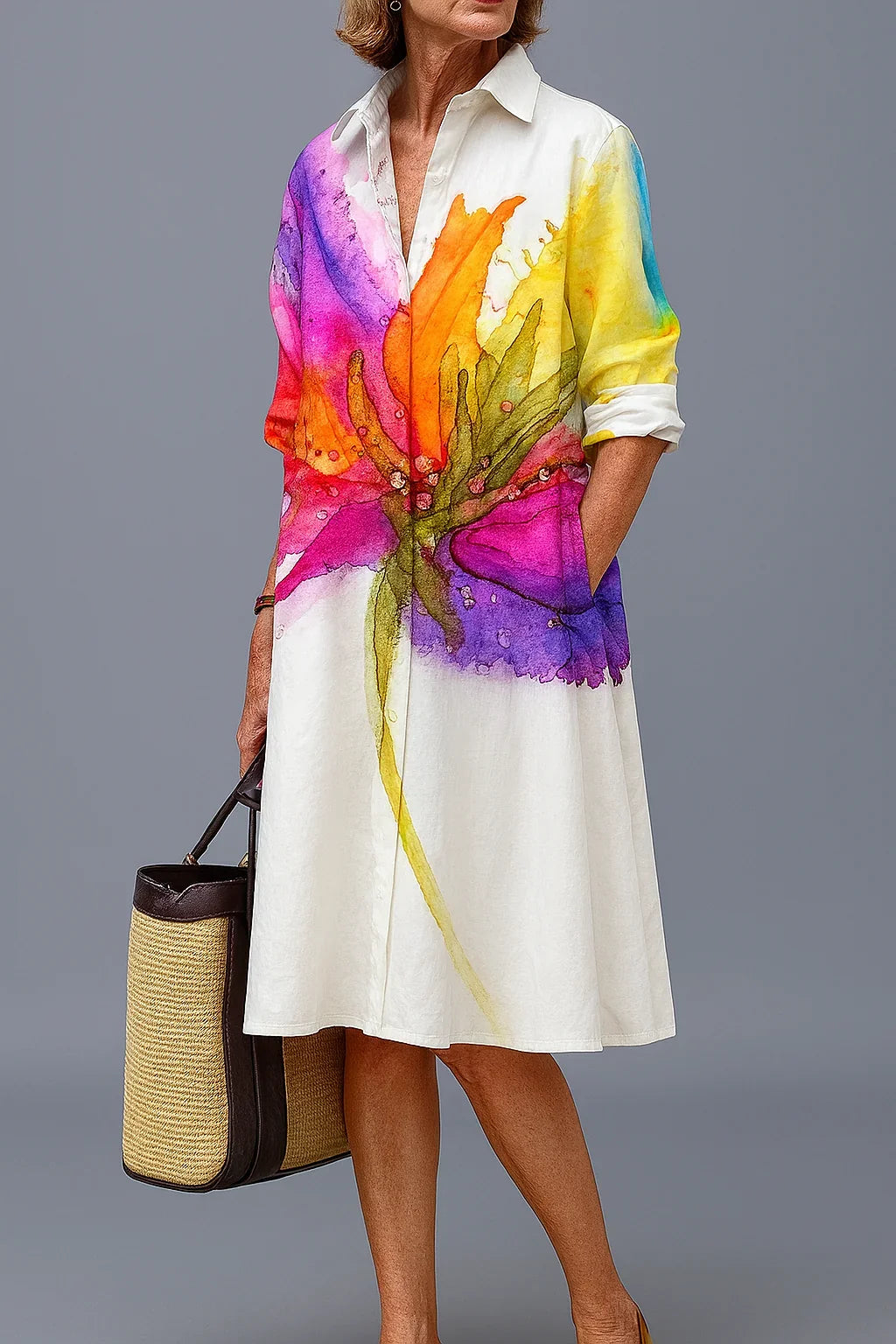 Kayla | Stylish and Carefree Midi Dress