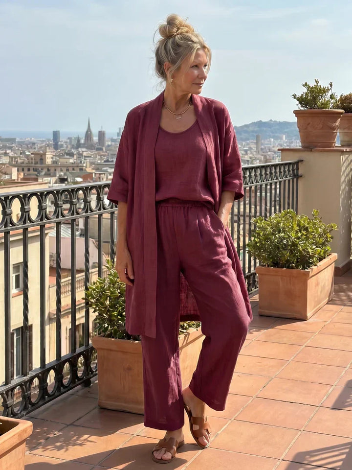 Linnea™ | Juego de lino ligero