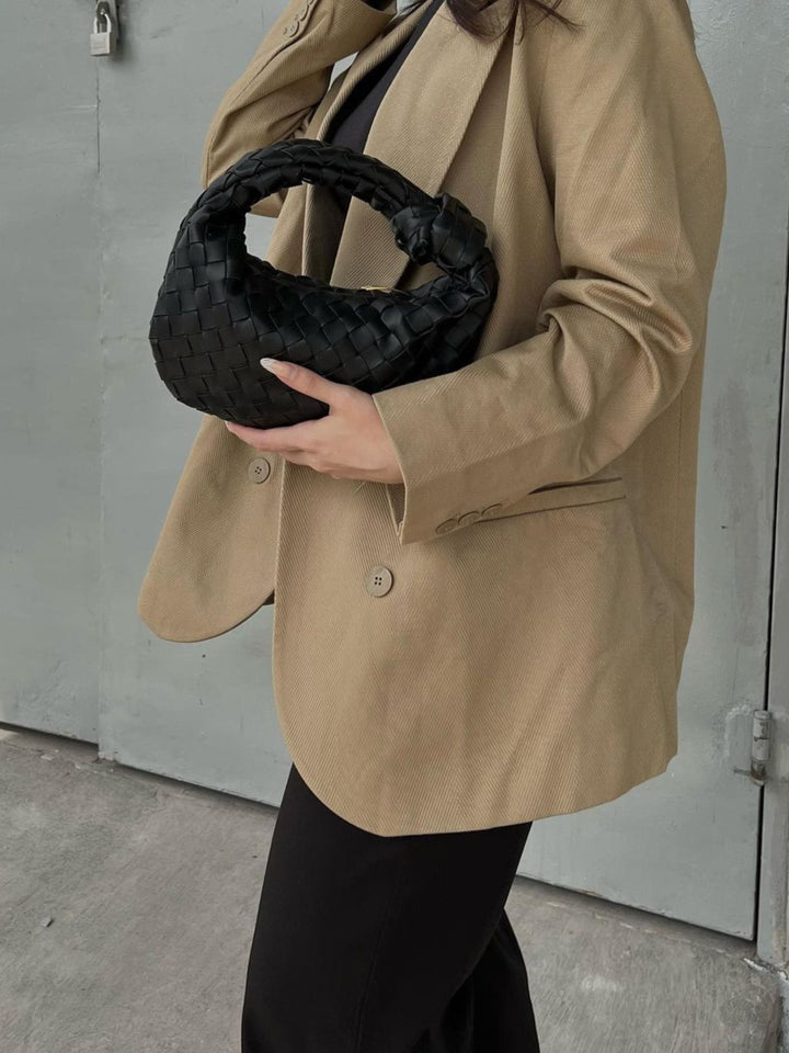 Marigold Braided Mini Handle Bag