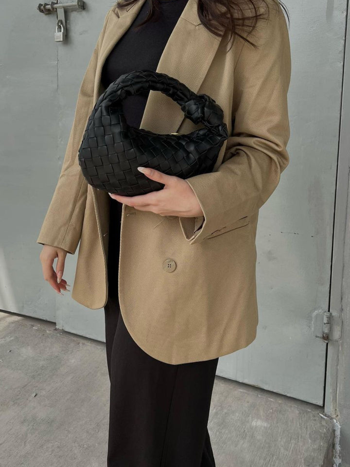 Marigold Braided Mini Handle Bag
