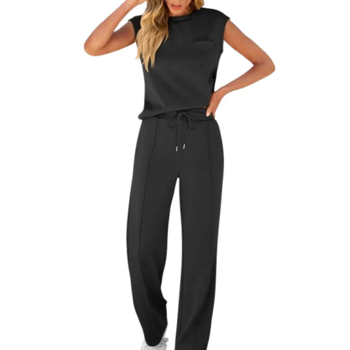 Kaiya | Conjunto casual de verano suave y lounge