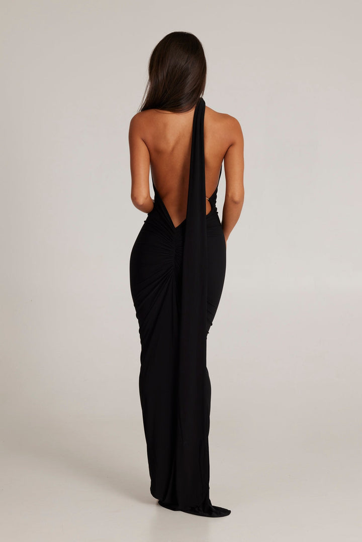 Isabella™ | Open Back Maxi Dress
