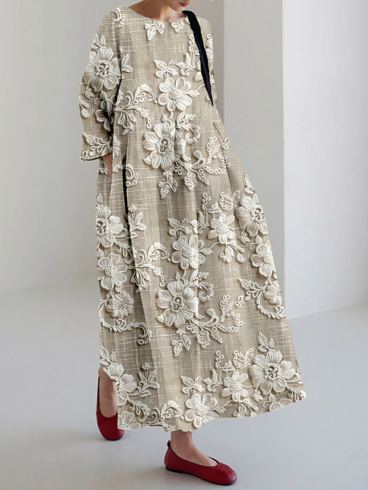 Avery - Elegant Printed Maxi Dress