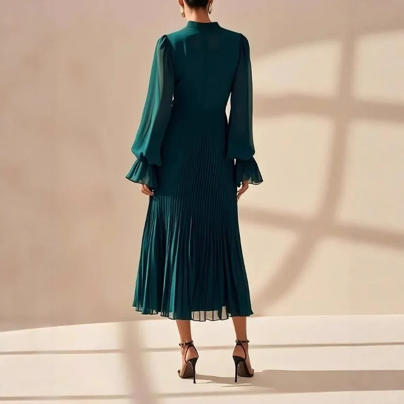 Vera | Elegant Pleated Dress