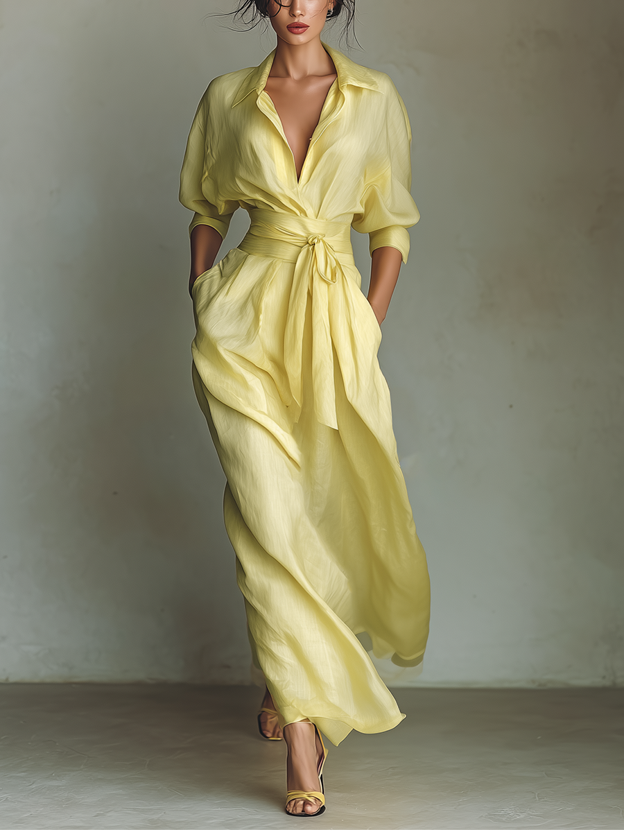 Inna - Maxi Shirt Dress