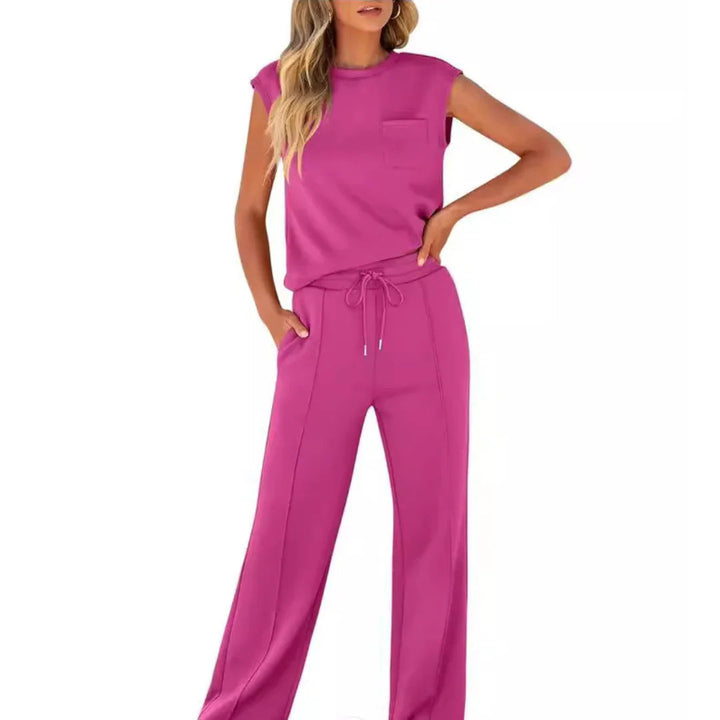 Kaiya | Conjunto casual de verano suave y lounge