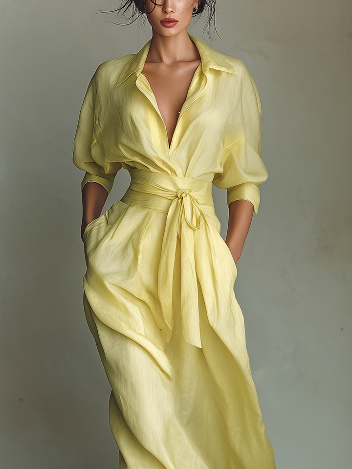 Inna - Maxi Shirt Dress