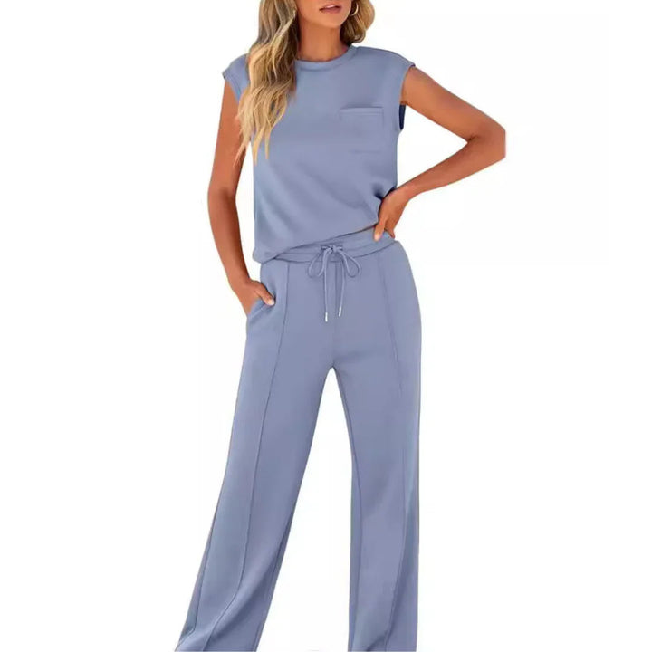 Kaiya | Conjunto casual de verano suave y lounge