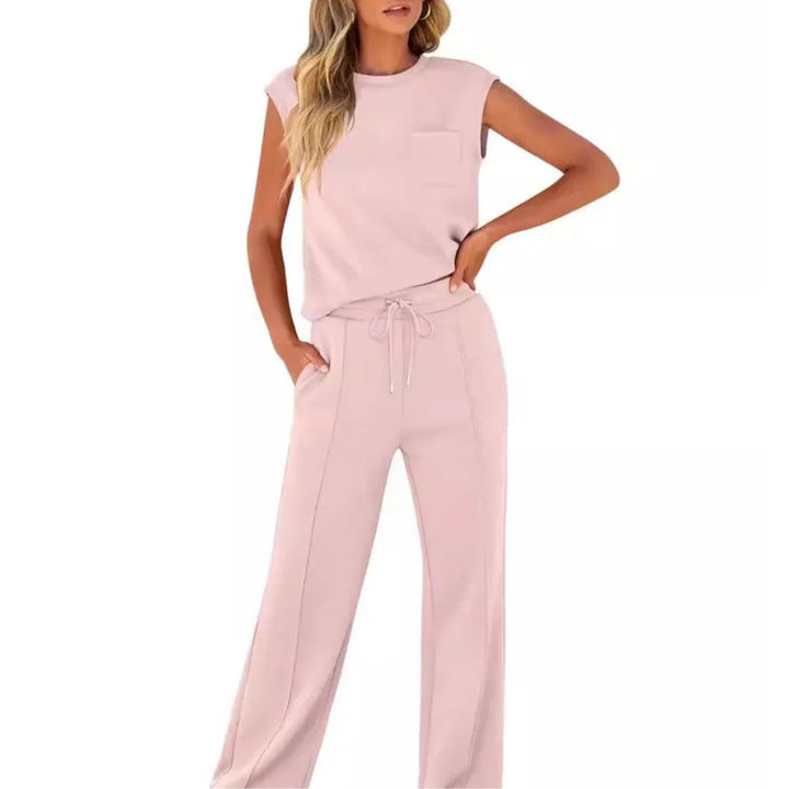 Kaiya | Conjunto casual de verano suave y lounge