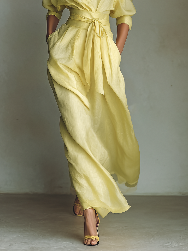 Inna - Maxi Shirt Dress
