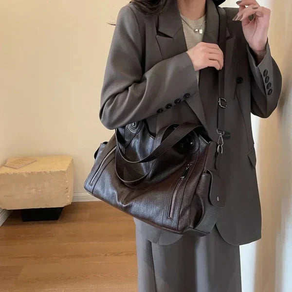 Amira - Leather Tote Bag