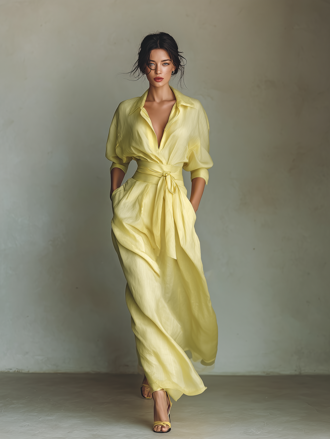 Inna - Maxi Shirt Dress