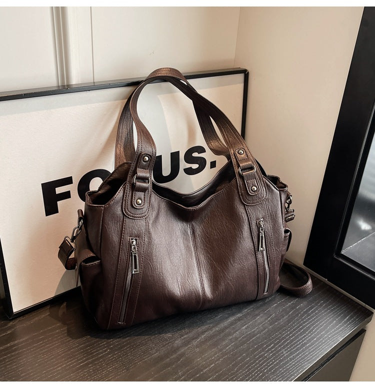 Amira - Leather Tote Bag