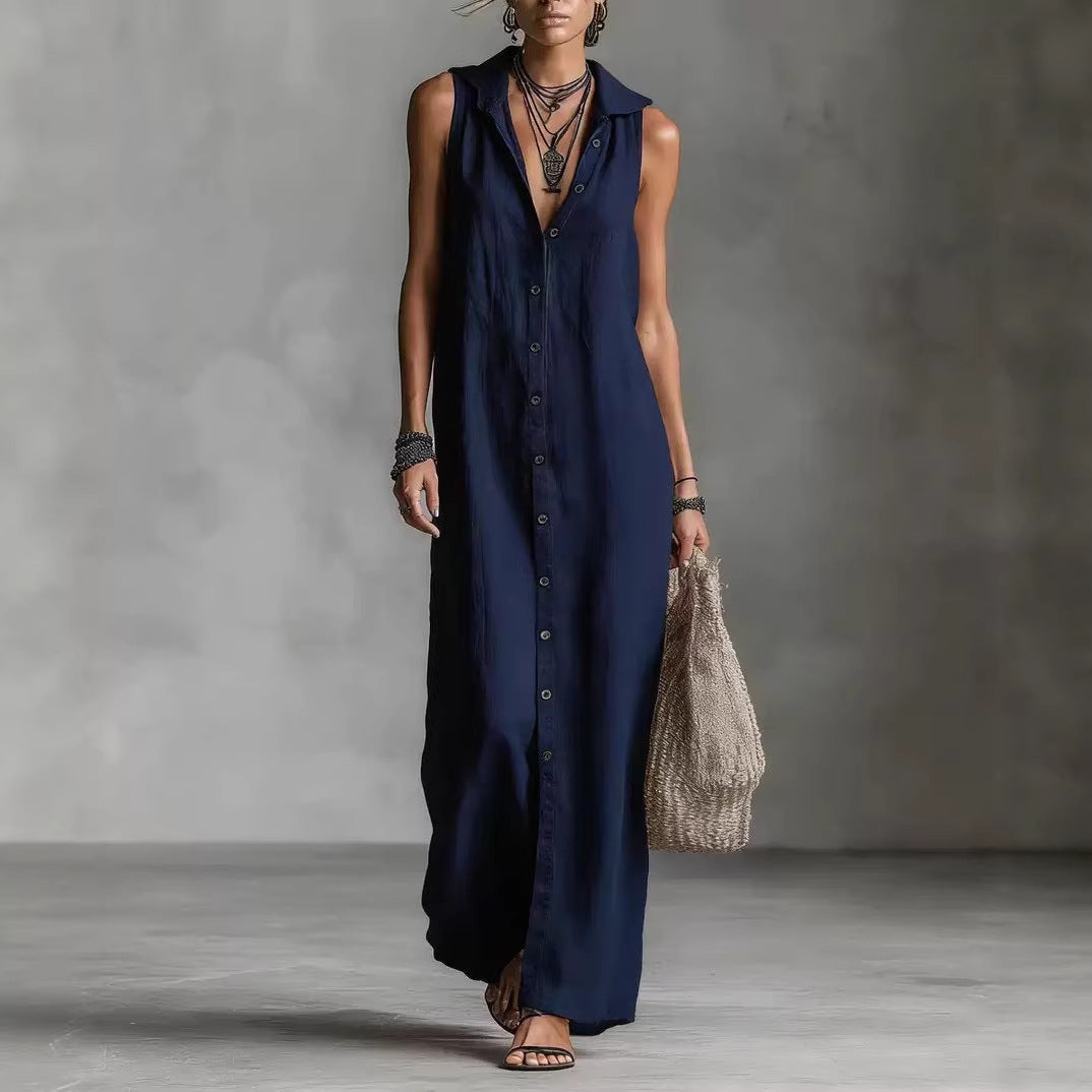 Kamila | Effortless Sleeveless Long Dress
