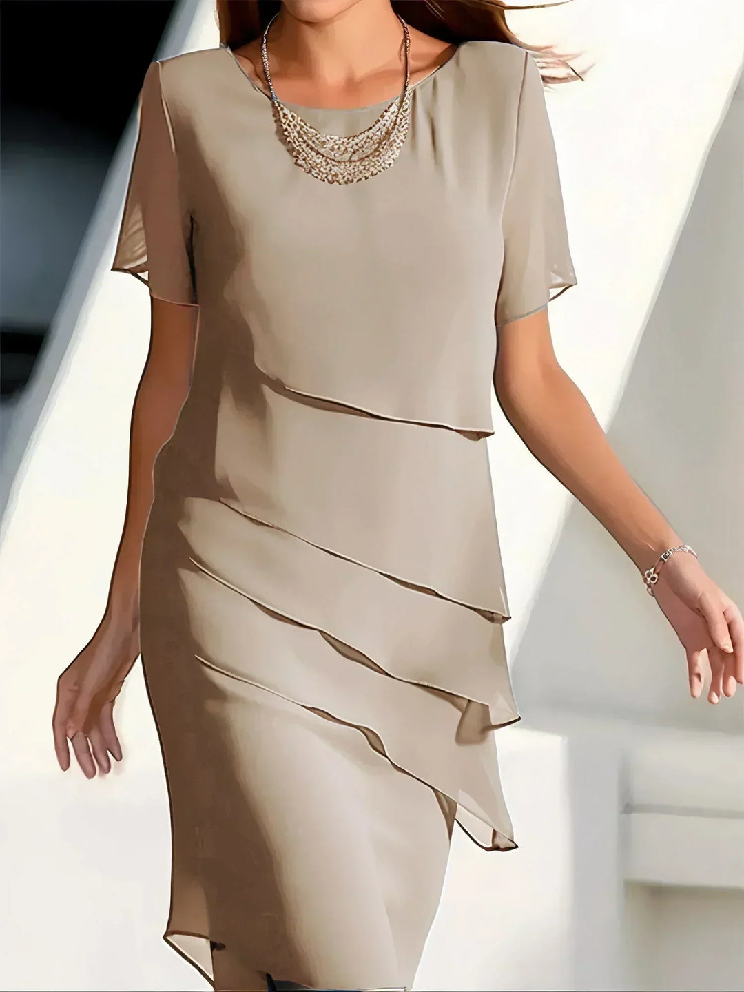 Pamela | Elegant Layered Dress