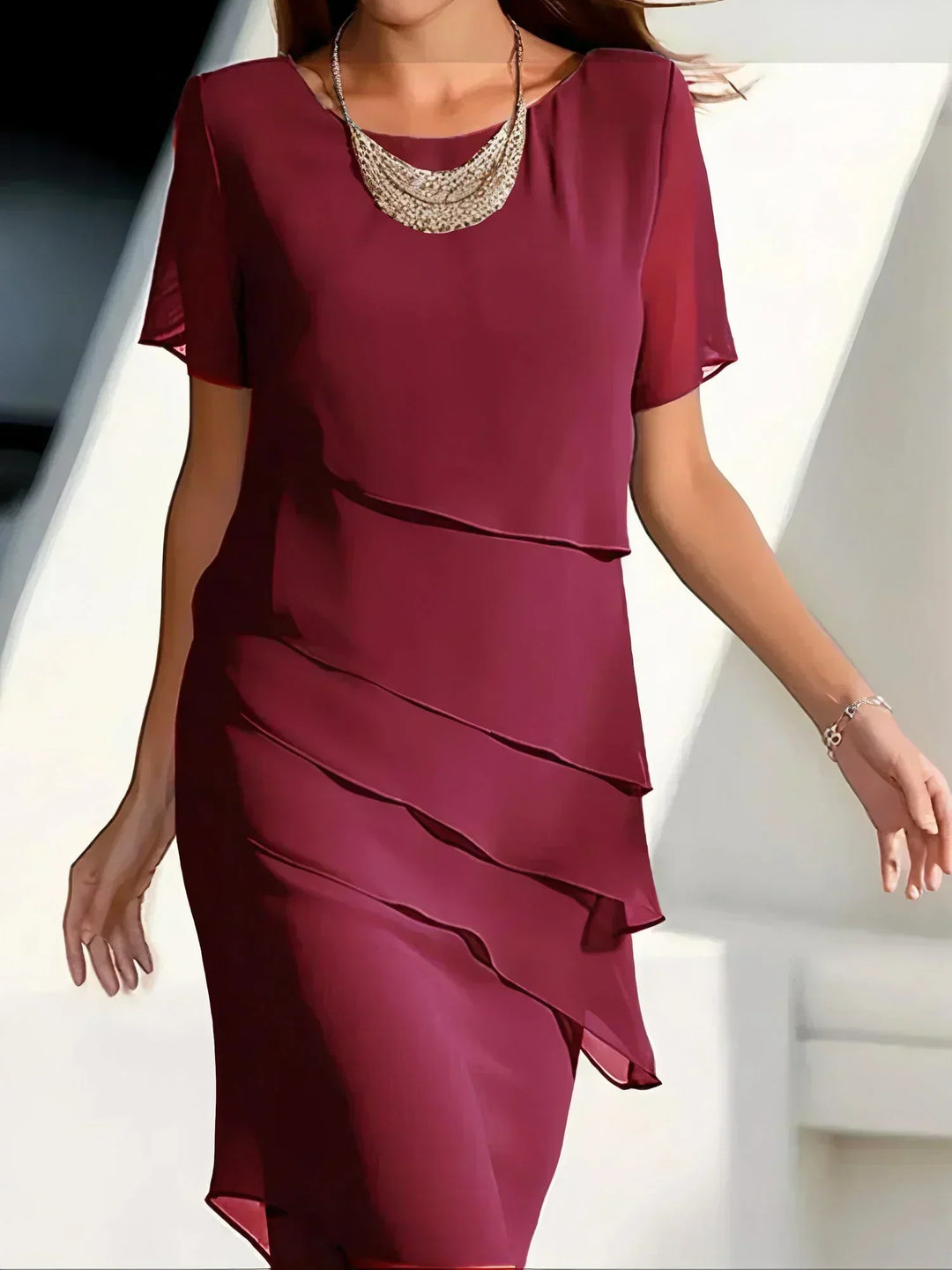 Pamela | Elegant Layered Dress