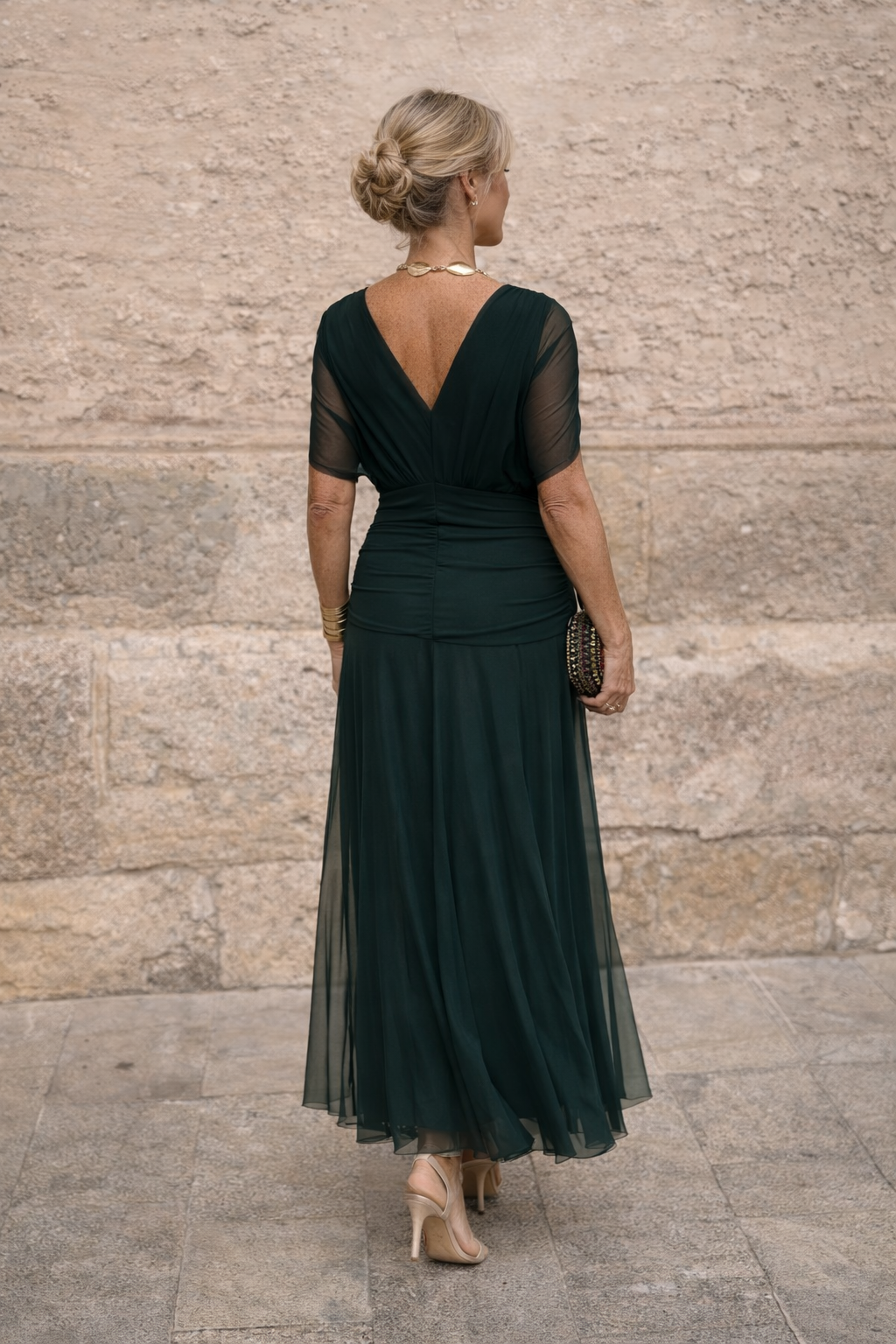 Elegant Maxi Party Dress with Sweetheart Neckline