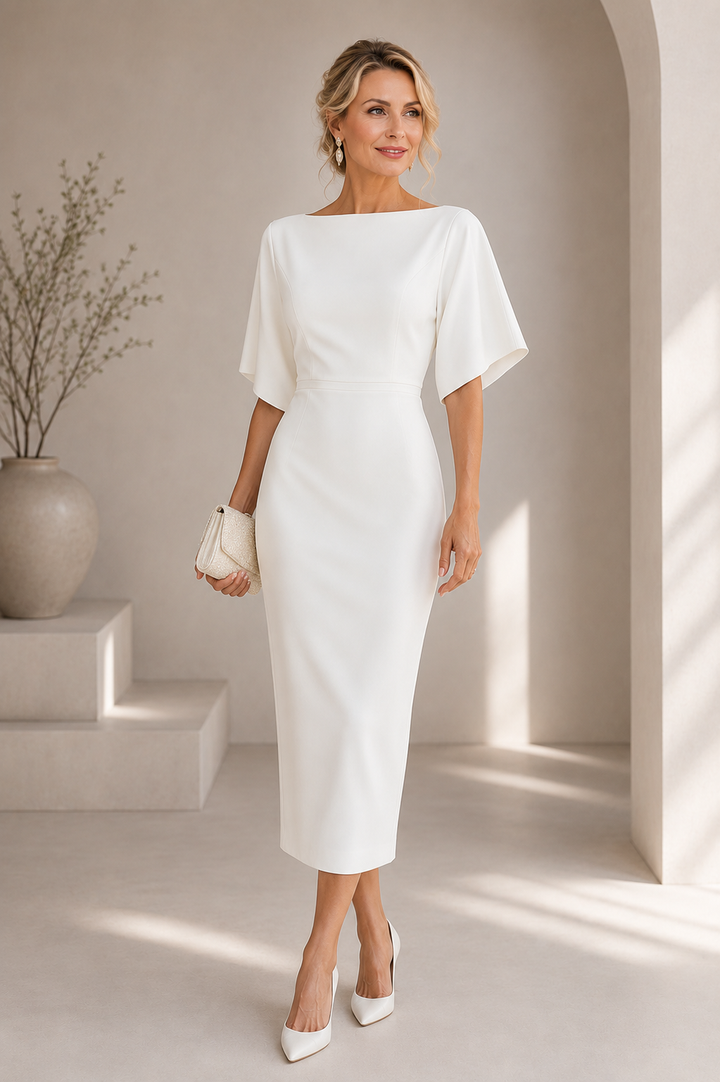 Roselle | Elegant Midi Dress