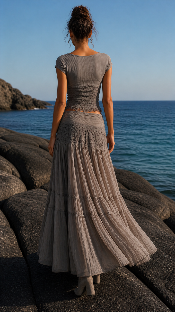 VITORIA TOP AND SKIRT Set