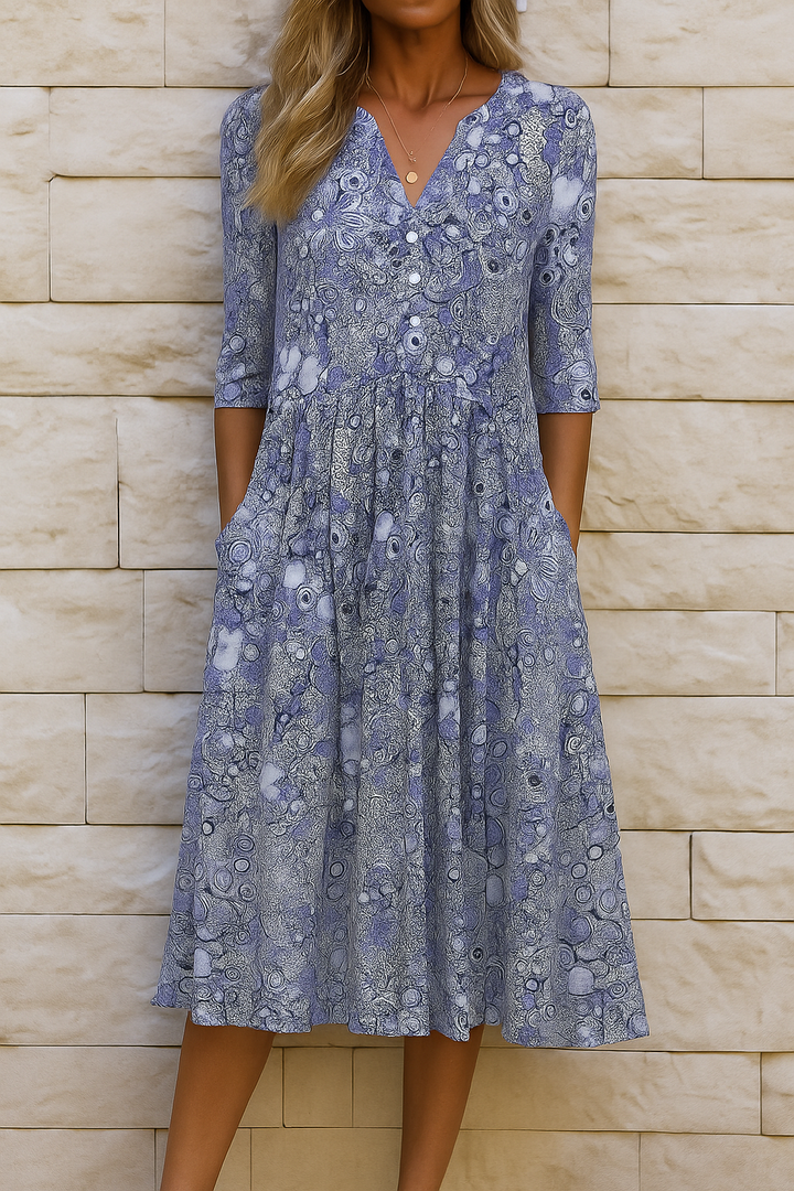 Julia | V-Neck Flow Dress