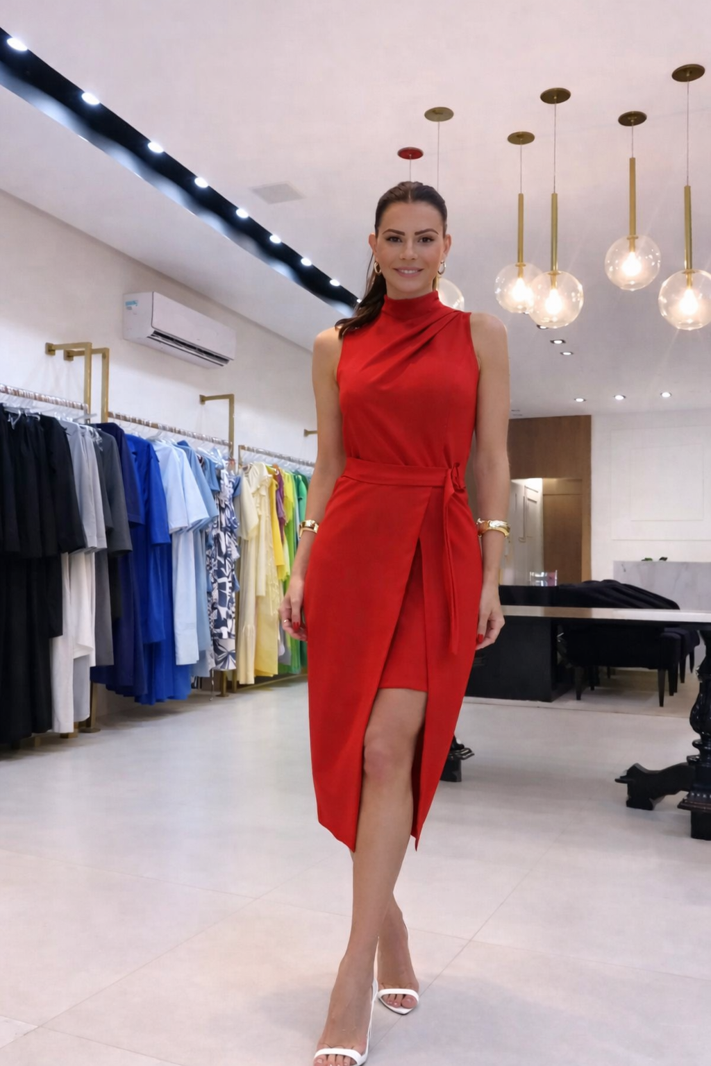 Sofía | Vestido Elegante Cruzado de Corte Sofisticado