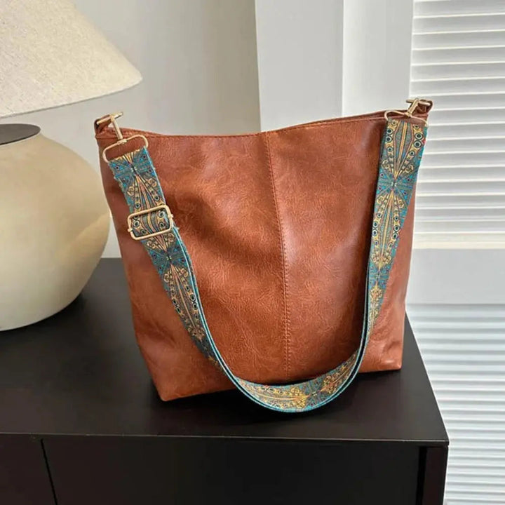 Greta – Vintage Leather Shoulder Bag
