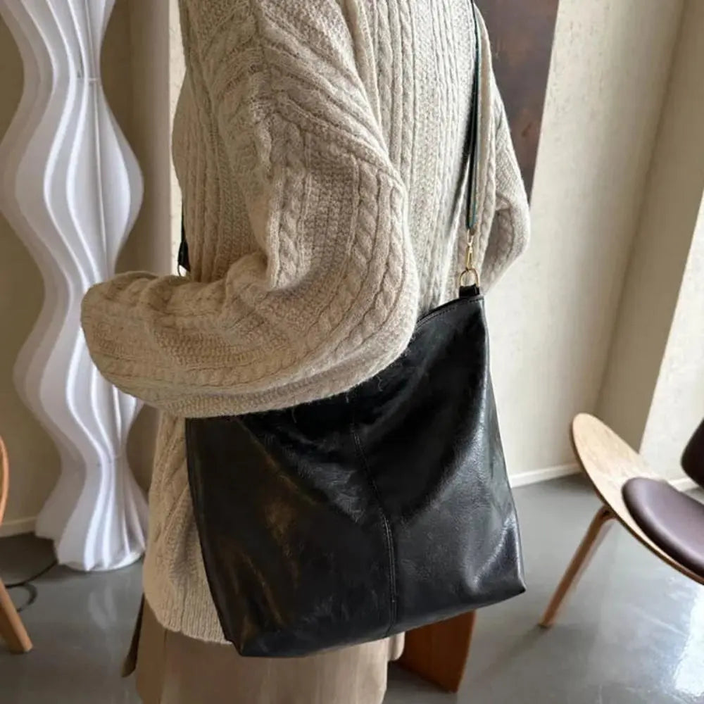 Greta – Vintage Leather Shoulder Bag