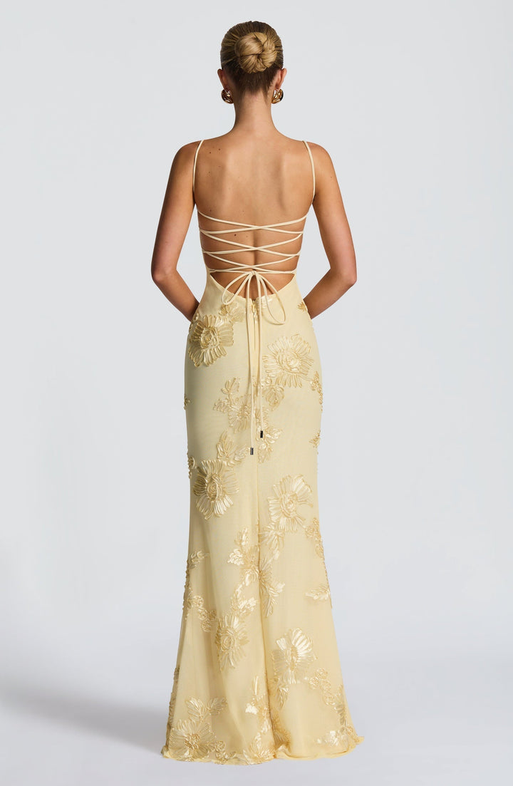 Aveline - Floral Corset Gown