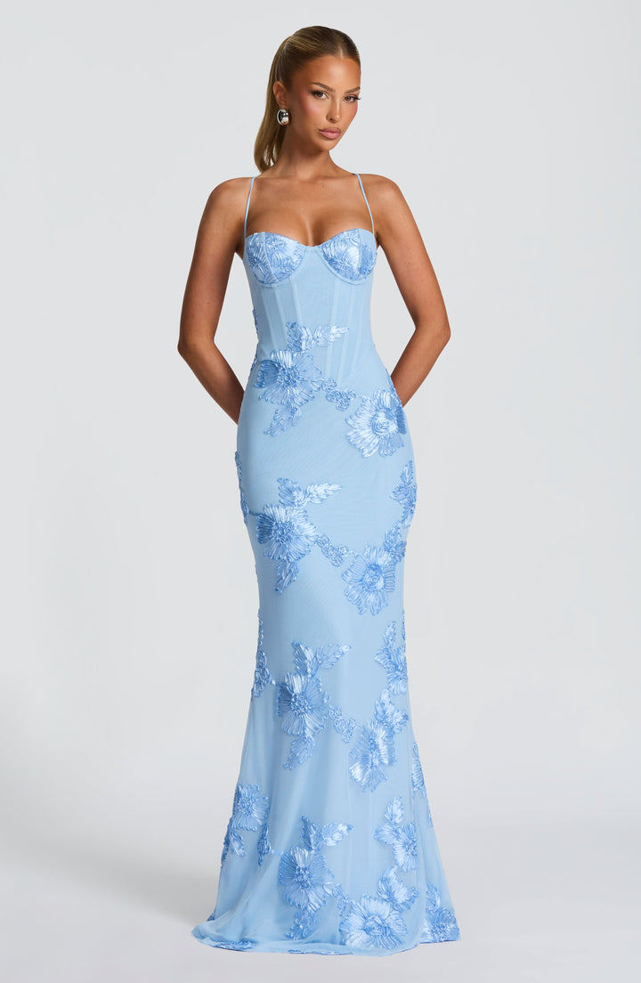 Aveline - Floral Corset Gown