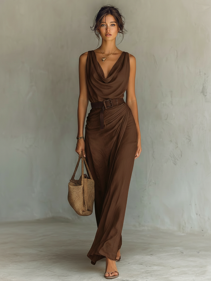 Anna - Sleeveless Maxi Dress