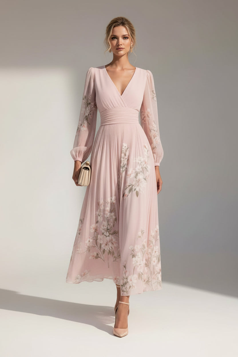 Prescela | Floral Midi Dress