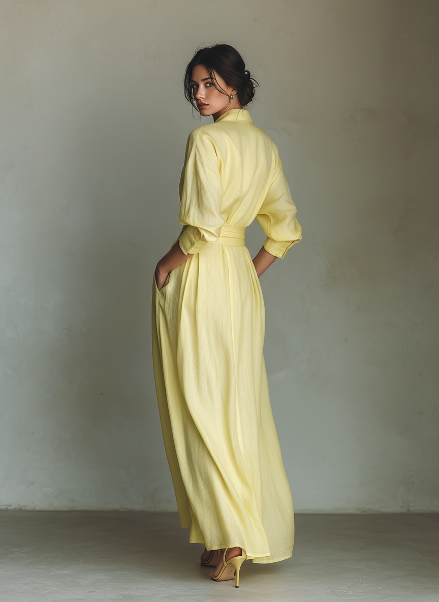 Inna - Maxi Shirt Dress
