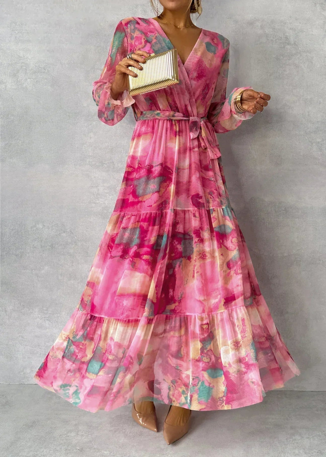 Daisy | Floral Print Wrap Dress