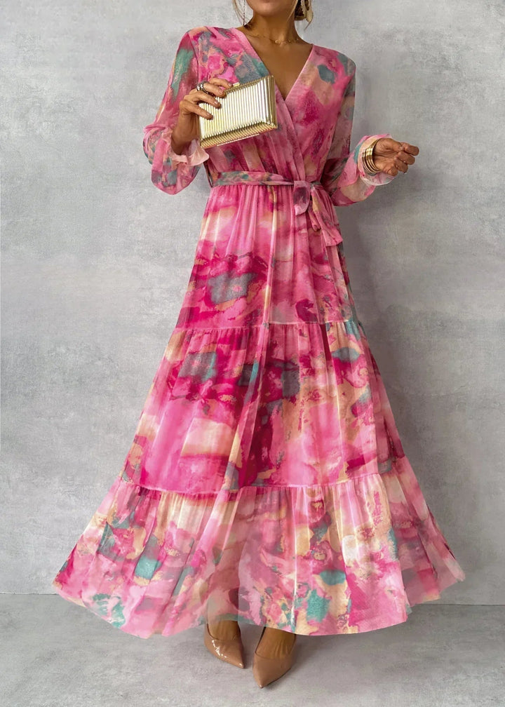 Daisy | Floral Print Wrap Dress
