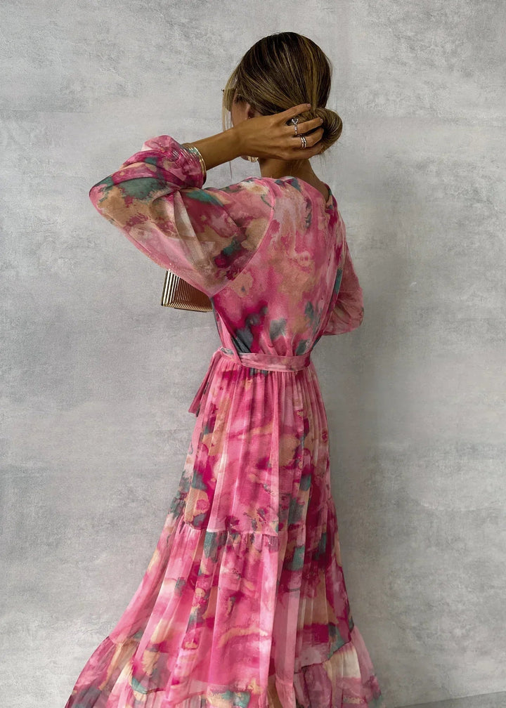 Daisy | Floral Print Wrap Dress