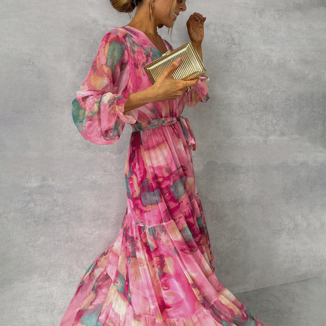 Daisy | Floral Print Wrap Dress