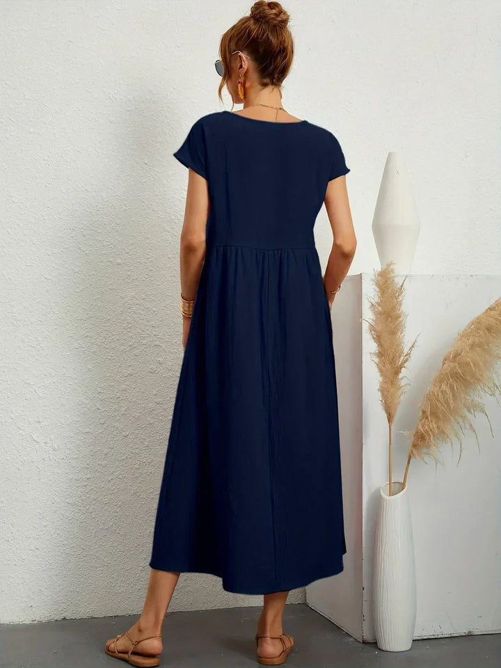 Gabrielle | Flowing Midi Dress with Timeless Elegance