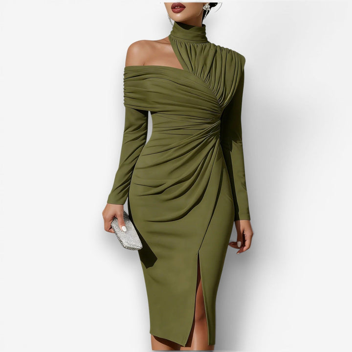 Queenie | Wrap Midi Dress