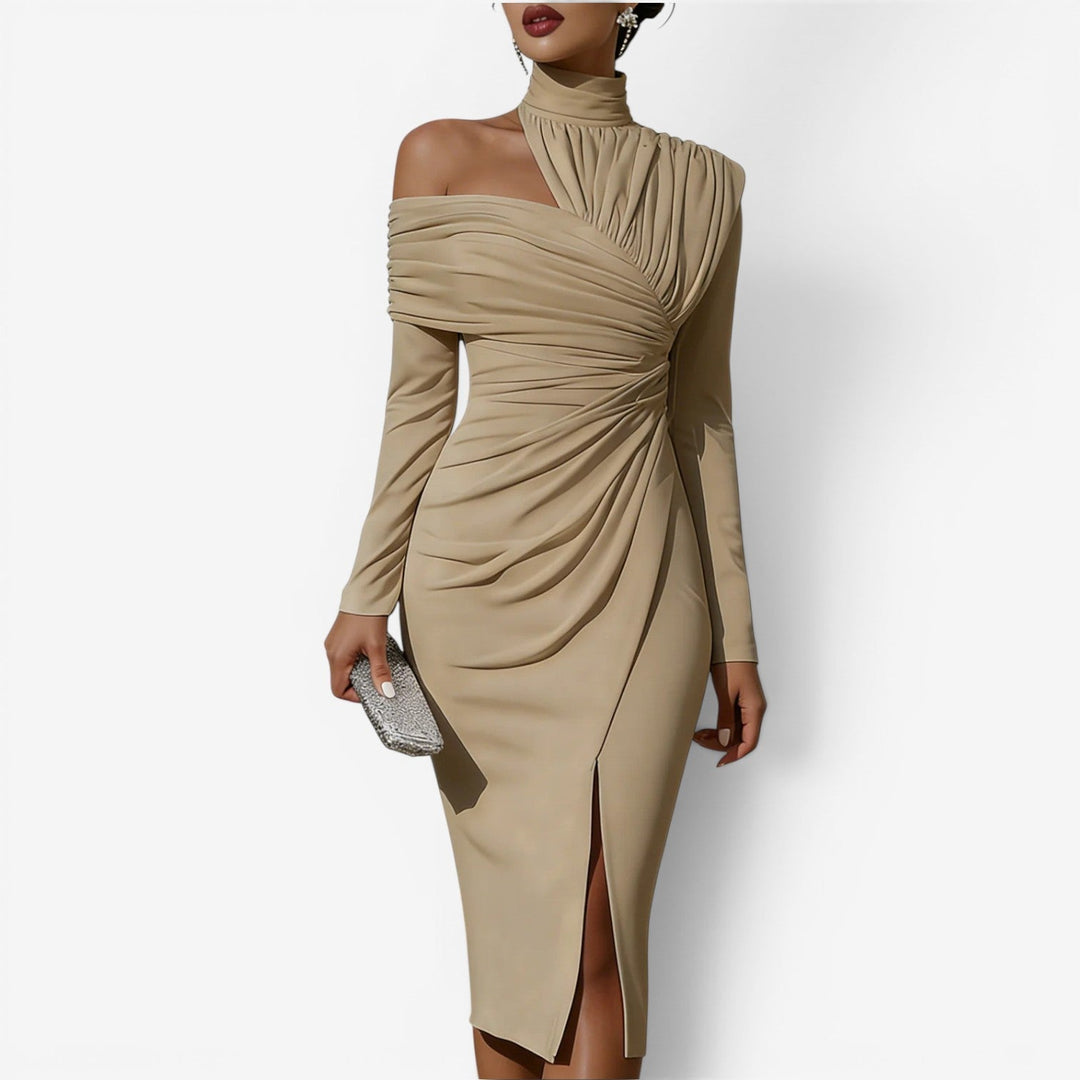 Queenie | Wrap Midi Dress
