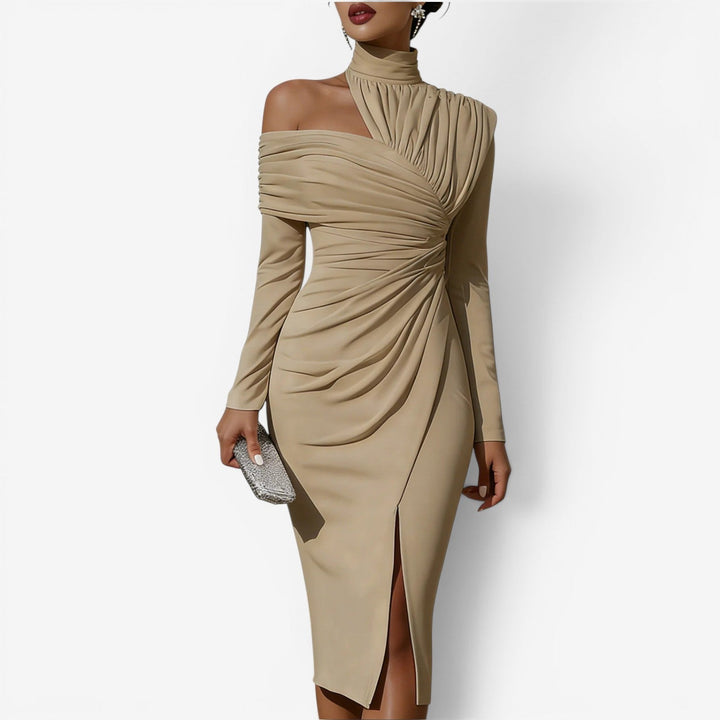 Queenie | Wrap Midi Dress