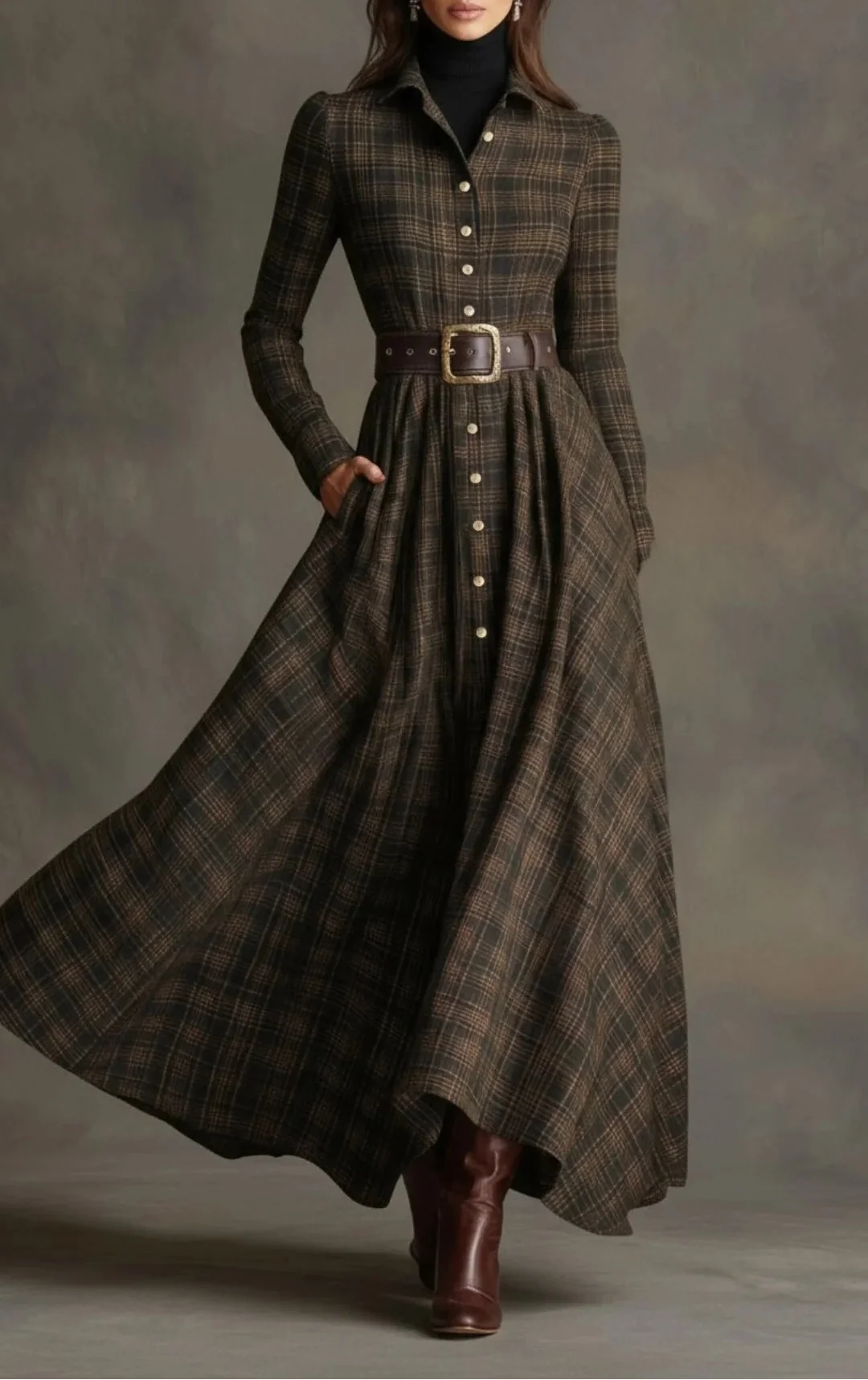 Millie | Belted Shirt Dress