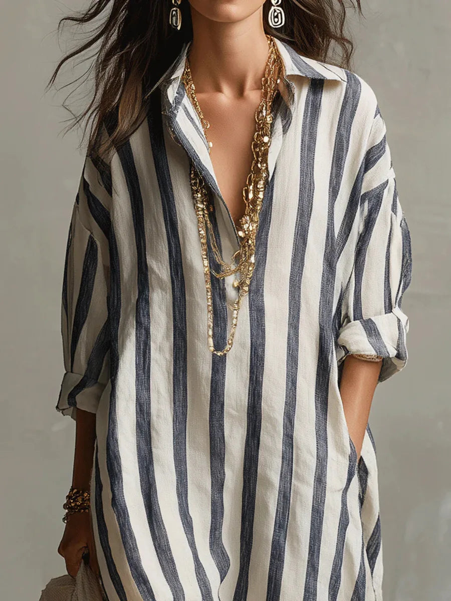 Pepa™ | Long Shirt Dress
