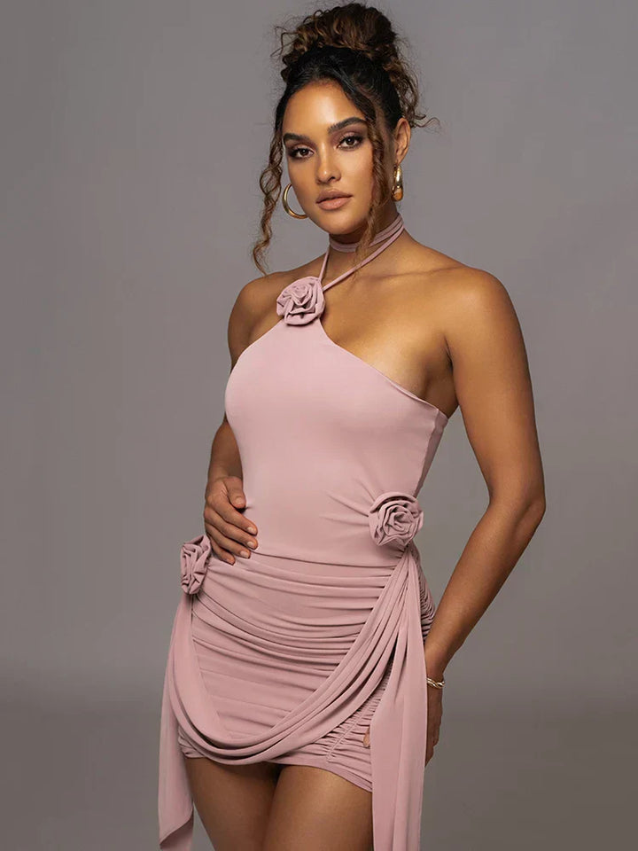 Jocelyn™ | Elegant halterneck dress