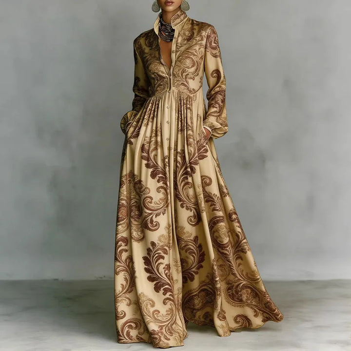 Lanna – Floral Button Maxi Dress