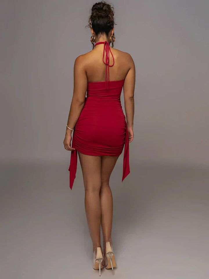 Jocelyn™ | Elegant halterneck dress