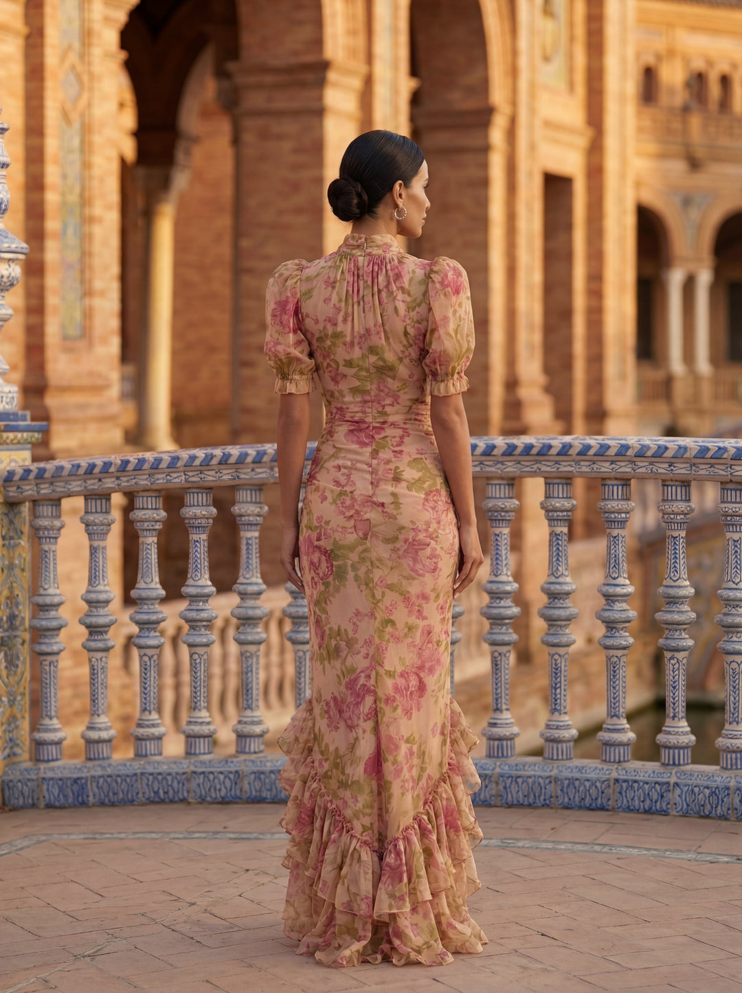 Rosario - Floral Dream Chiffon Dress