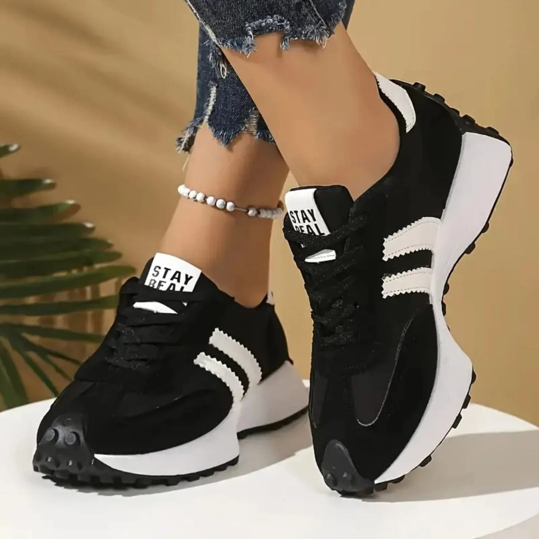 Crissa | Platform Comfort Lace-Up Sneakers