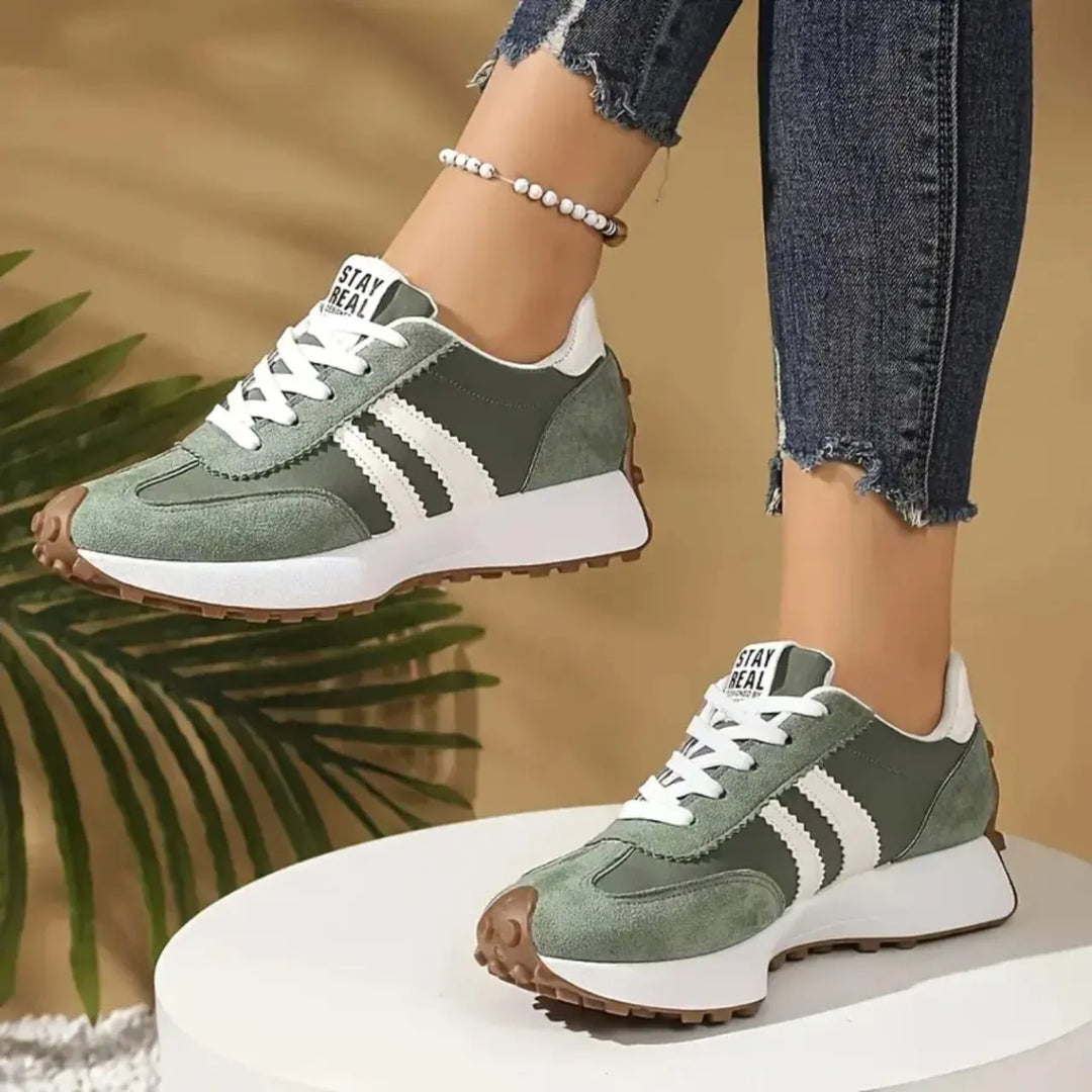 Crissa | Platform Comfort Lace-Up Sneakers