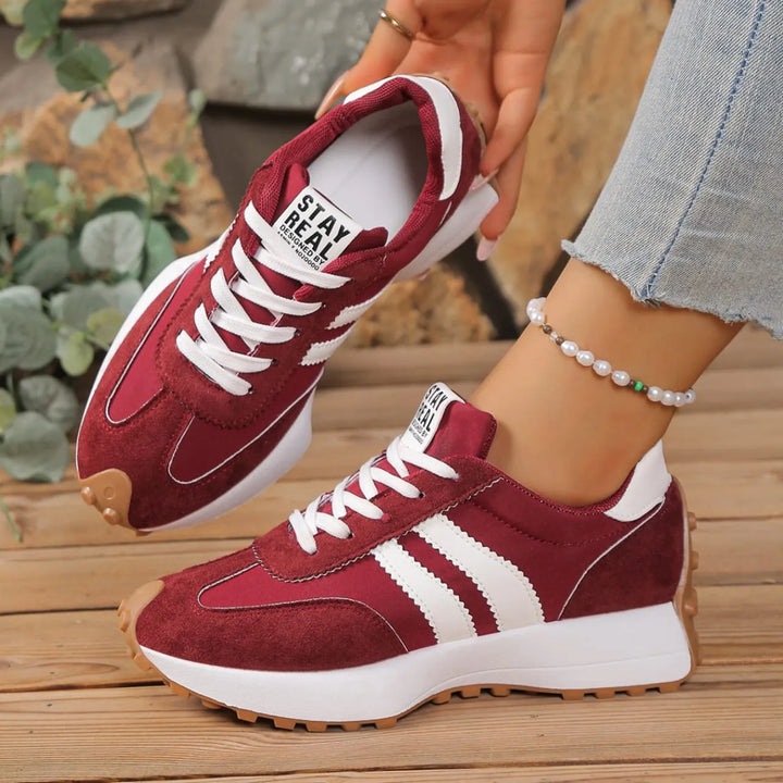 Crissa | Platform Comfort Lace-Up Sneakers